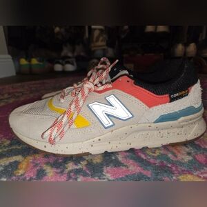New Balance Sneakers - Cream, Yellow, and Coral